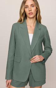 Savelo Evan Linen Blazer