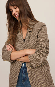 Savelo Evan Houndstooth Blazer