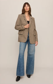 Savelo Evan Houndstooth Blazer