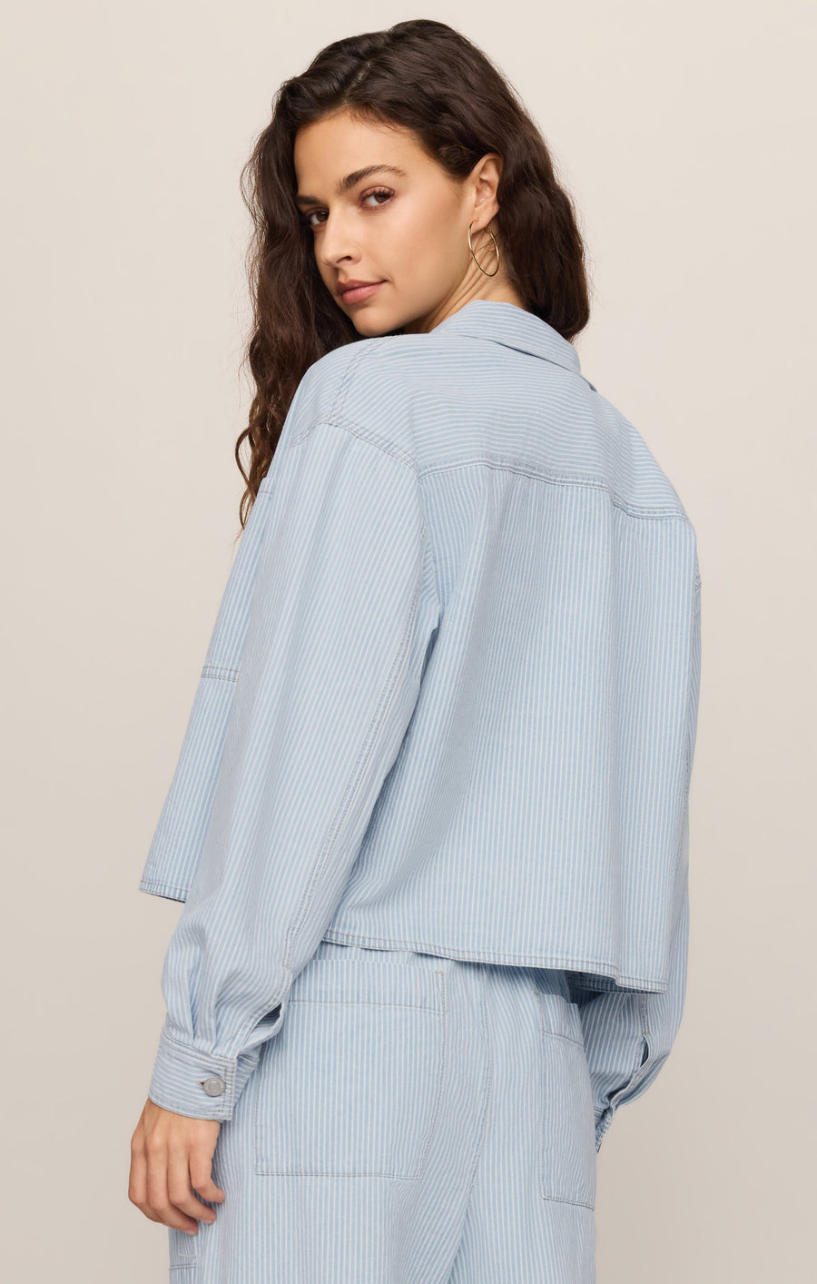 Savelo Erin Soft Denim Railroad Jacket
