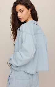 Savelo Erin Soft Denim Railroad Jacket