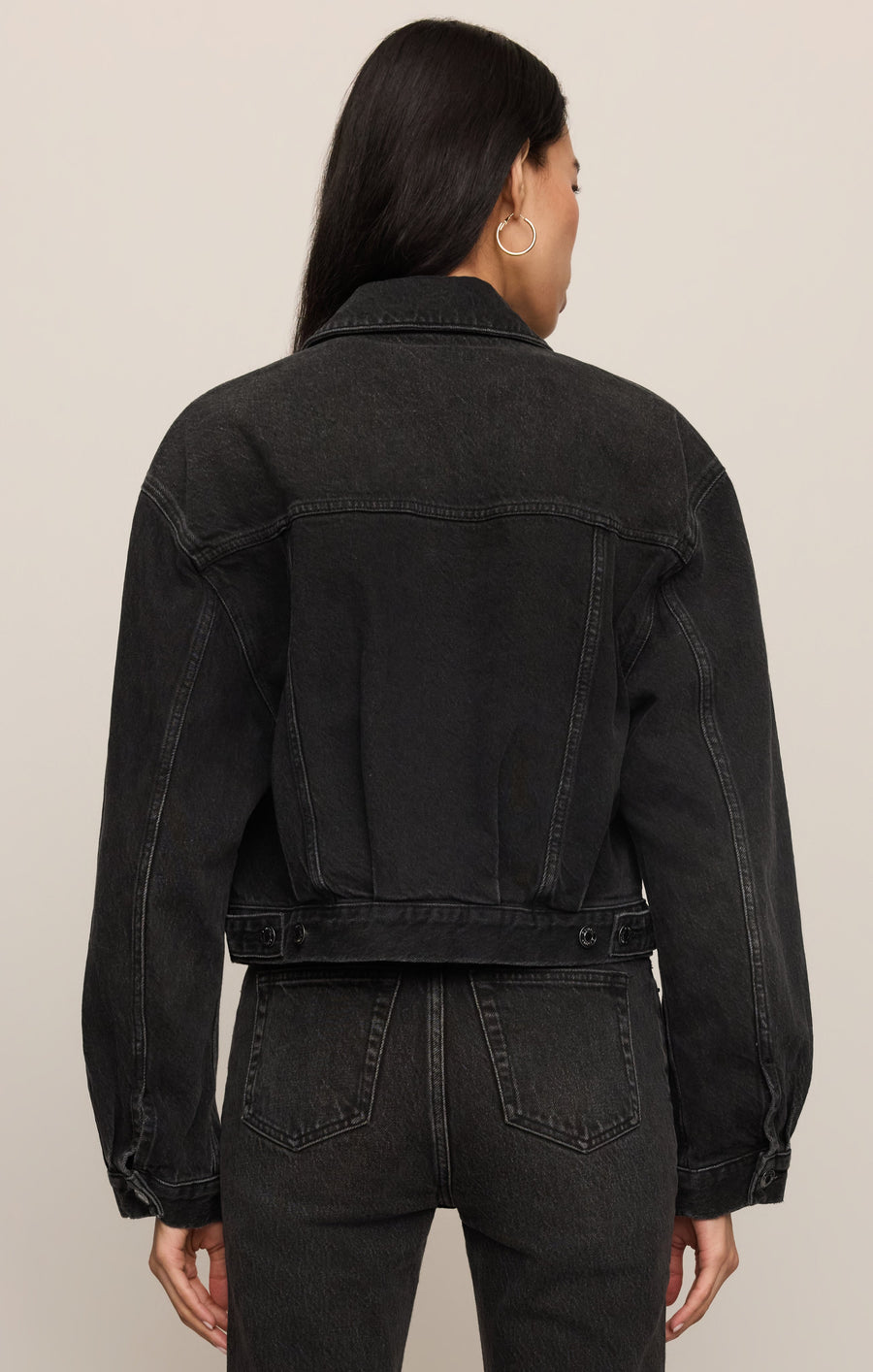 Savelo Daily Cropped Denim Jacket