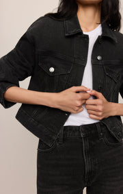 Savelo Daily Cropped Denim Jacket