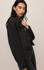 Savelo Daily Cropped Denim Jacket
