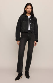 Savelo Daily Cropped Denim Jacket