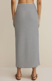 Savelo Ainslie Stripe Midi Skirt