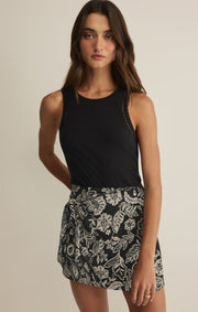 Savelo Lorna Luz Floral Mini Skirt
