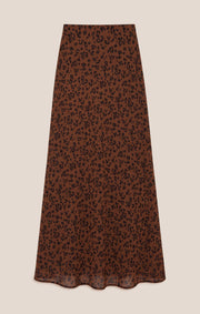 Savelo Europa Leopard Maxi Skirt