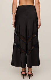 Savelo Kori Lace Midi Skirt
