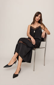 Savelo Kori Lace Midi Skirt
