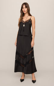Savelo Kori Lace Midi Skirt