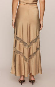 Savelo Kori Lace Midi Skirt