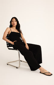 Savelo Beachside Smocked Jumpsuit