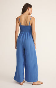 Savelo Beachside Smocked Jumpsuit