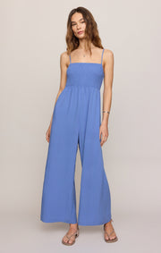 Savelo Beachside Smocked Jumpsuit