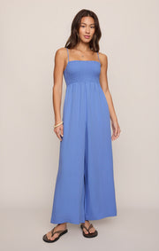 Savelo Beachside Smocked Jumpsuit
