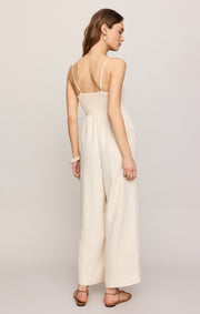 Savelo Beachside Smocked Jumpsuit