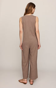 Savelo Solace Textured Slub Jumpsuit