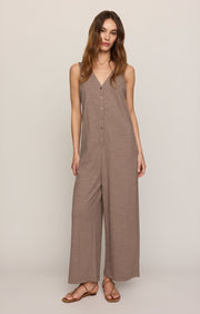 Savelo Solace Textured Slub Jumpsuit
