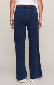 Savelo Sport Stripe Knit Denim Pant