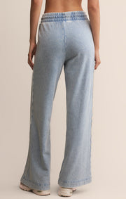 Savelo Sport Stripe Knit Denim Pant
