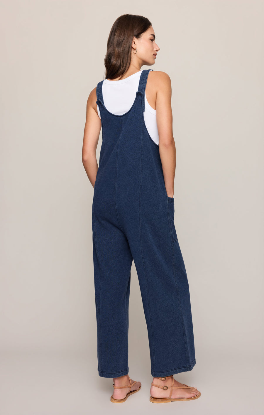 Savelo Dream All Day Knit Denim Overall