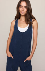 Savelo Dream All Day Knit Denim Overall