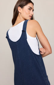 Savelo Dream All Day Knit Denim Overall