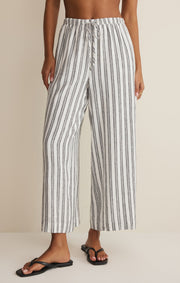 Savelo The Perfect Striped Linen Pant