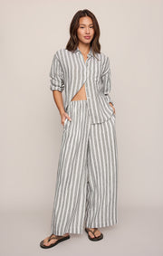 Savelo The Perfect Striped Linen Pant