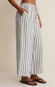 Savelo The Perfect Striped Linen Pant