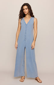 Savelo Solace Jersey Denim Jumpsuit
