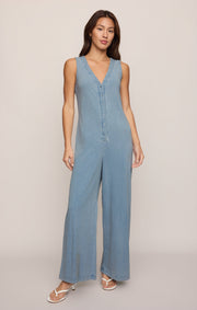 Savelo Solace Jersey Denim Jumpsuit