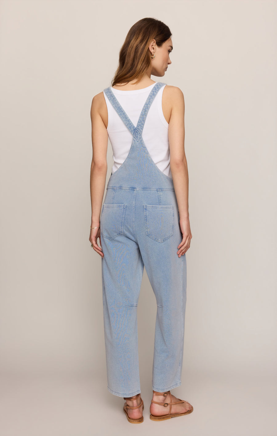Savelo Pipeline Knit Denim Overalls