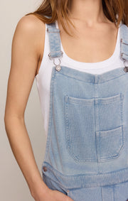 Savelo Pipeline Knit Denim Overalls