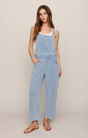 Savelo Pipeline Knit Denim Overalls