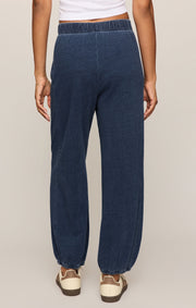 Savelo Janie Knit Denim Jogger