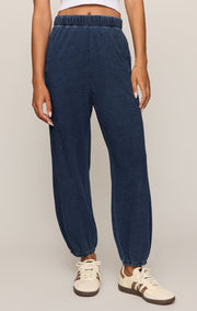 Savelo Janie Knit Denim Jogger