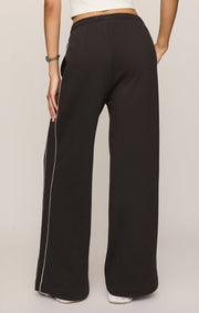 Savelo Sport Stripe Knit Denim Pant