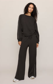 Savelo Sport Stripe Knit Denim Pant