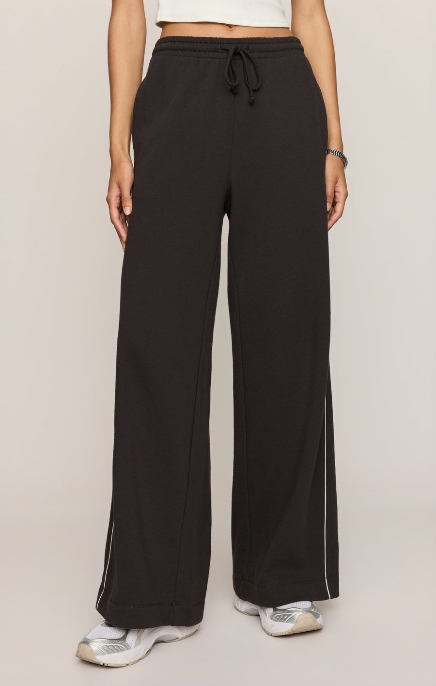 Savelo Sport Stripe Knit Denim Pant