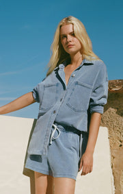 Savelo Hunter Knit Denim Short