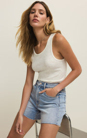 Savelo Jonah Mid-Rise Denim Short