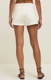 Savelo Camila High-Rise A-Line Denim Short