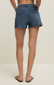 Savelo Camila High-Rise A-Line Denim Short