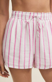 Savelo The Perfect Linen Striped Short