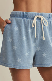 Savelo Written Stars Denim Short