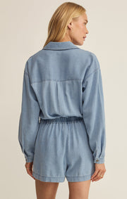 Savelo Sully Chambray Romper