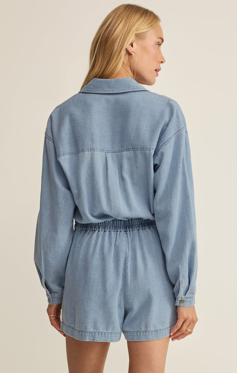 Savelo Sully Chambray Romper