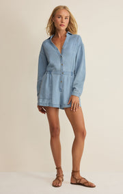 Savelo Sully Chambray Romper
